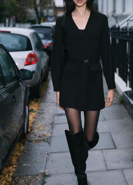 Imagen - Vestido negro de Zara (29,95 euros)