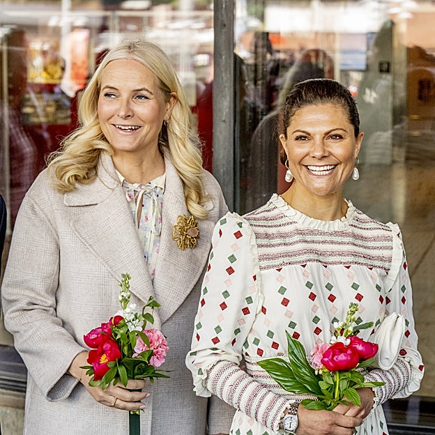 Mette-Marit y Victoria, princesas y amigas. 