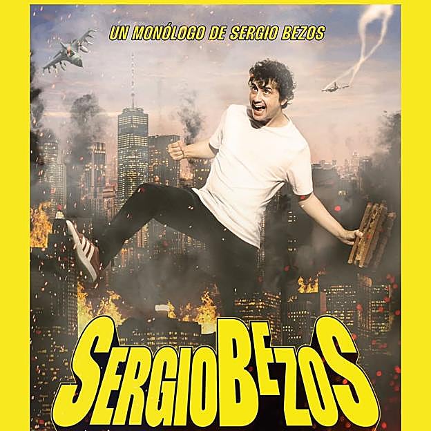 El cómico madrileño en uno de los carteles de su show. 