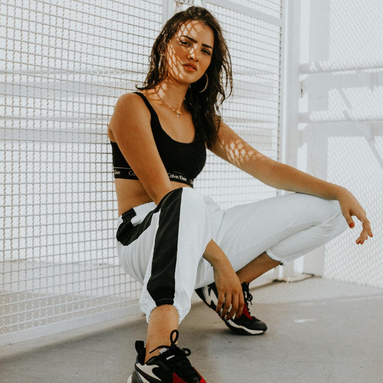 Mujer haciendo ejercicio. 