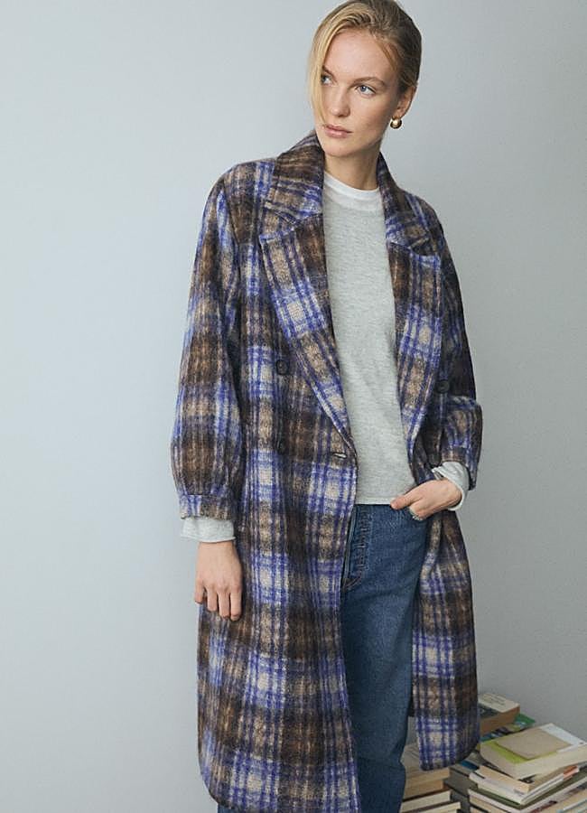 Imagen - Abrigo con estampado de cuadros de eseOese.