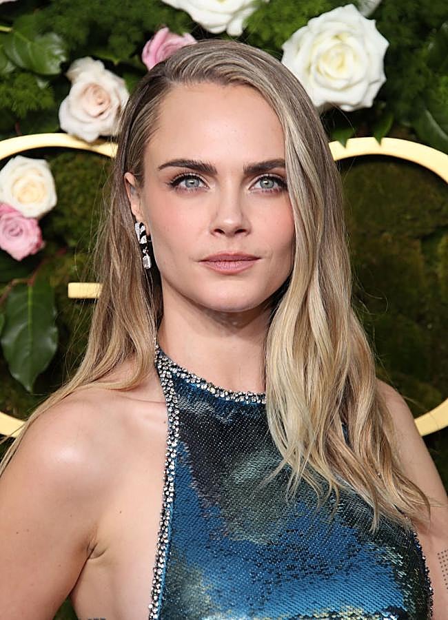 Imagen - Cara Delevingne en la alfombra roja de los Globos de Oro. / GTRES