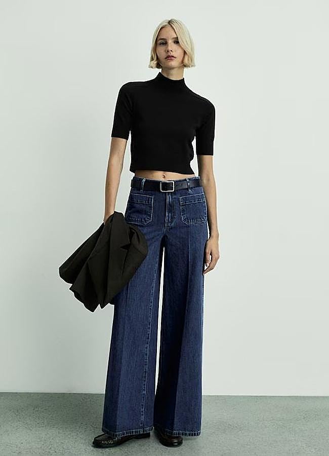 Imagen - Vaqueros wide leg estilo retro