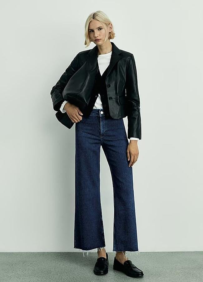 Imagen - Vaqueros wide leg cropped