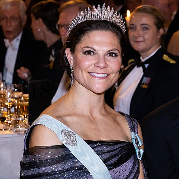 Victoria de Suecia en los Premios Nobel 2024. 