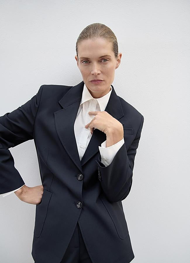 Imagen - Blazer oversize azul marino