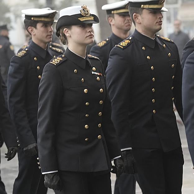 La princesa Leonor visita el ayuntamiento de Cádiz. 