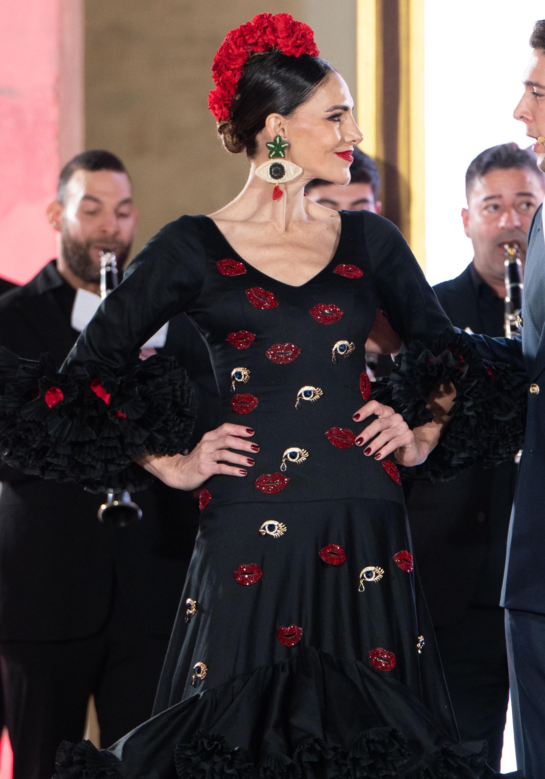 Adriana Abascal, en el desfile de Rocío Peralta.