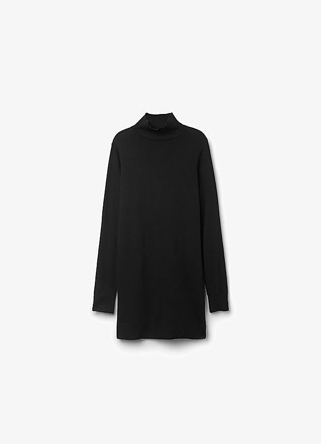 Imagen - Vestido de lana de cuello alto de Tezenis negro, 24,79 euros.