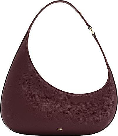 Bolso de hombro en color burdeos de JW Pei.