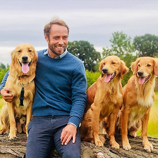 El hermano de Kate Middleton con sus queridos canes. 