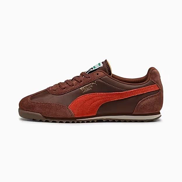 Zapatillas marrones estilo retro Arizona de Puma, 69,95 euros.