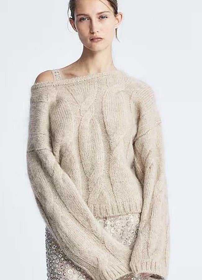 Imagen - Jersey de mohair trenzado