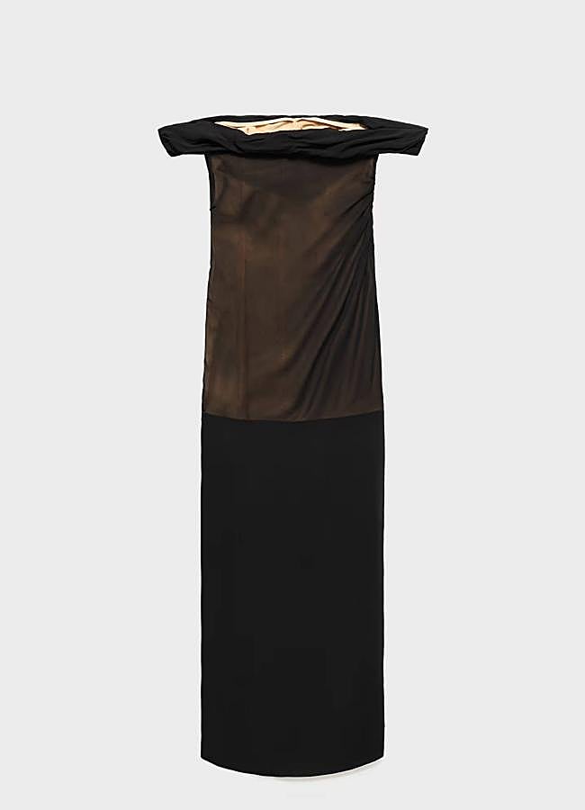 Imagen - Vestido tul corsetero hombros descubiertos de Mango (260€)