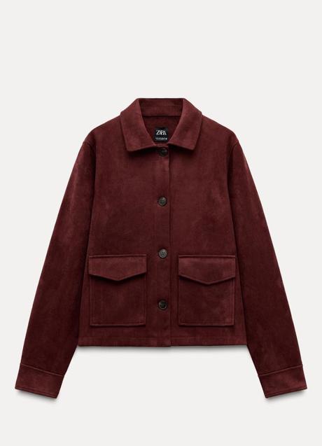 Imagen - Cazadora burdeos de Zara (39,99 euros)