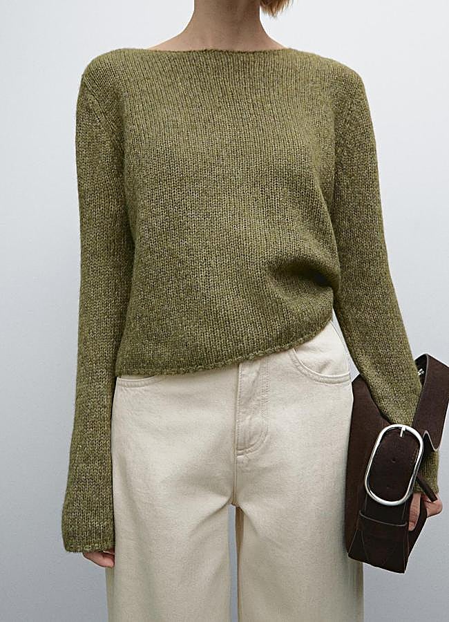 Imagen - Jersey de punto con mezcla de alpaca de Massimo Dutti.