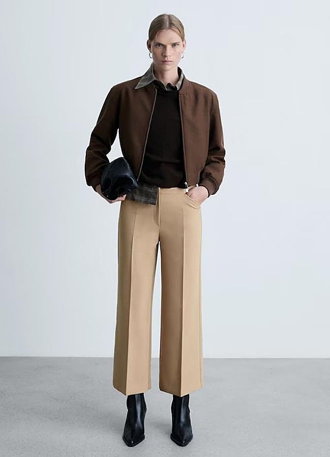 Imagen - Pantalones culotte camel