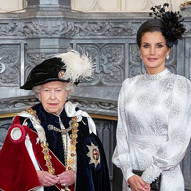 Letizia en su visita a Londres en 2017