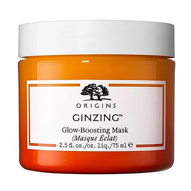 Ginzing Glow-Boosting Mask de Origins. Precio: 29 euros