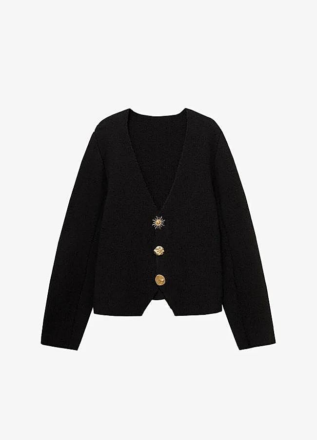 Imagen - Cárdigan azul marino de Mango, 49,99 euros.