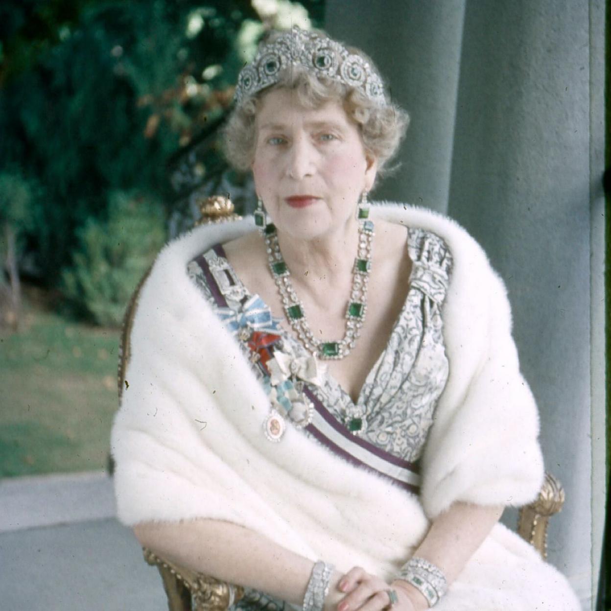 La reina Victoria Eugenia de Battenberg. 