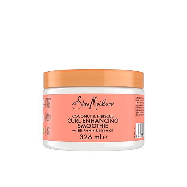 Crema suavizante para rizos con coco e hibisco de Shea Moisture.