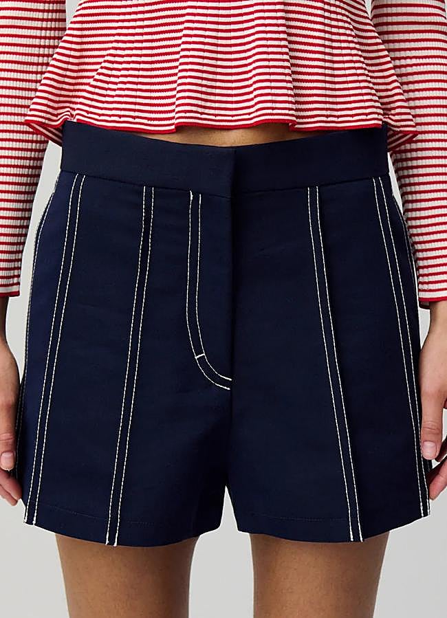 Imagen - Short con pespuntes de Claudie Pierlot, 185 euros.