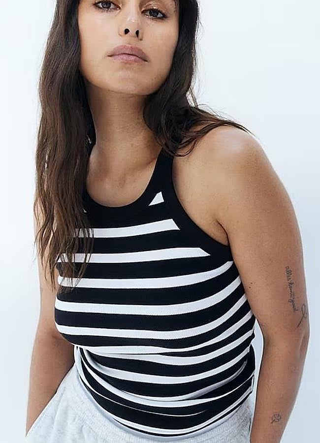 Imagen - Camiseta de rayas de tirantes