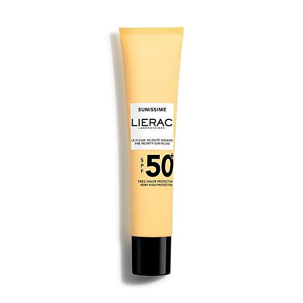 Lierac Sunissime Fluido Rostro SPF50+.