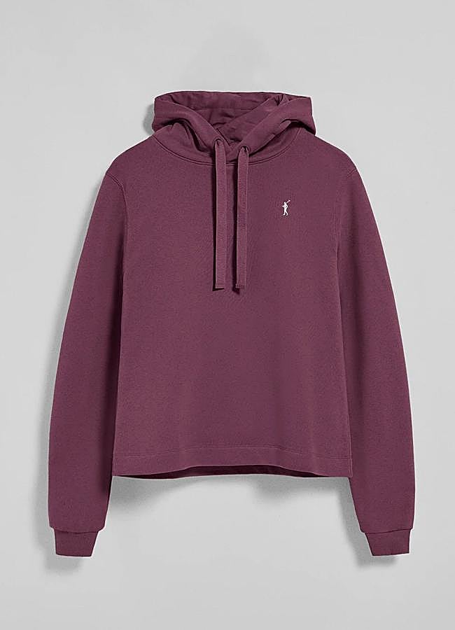 Imagen - Sudadera con capucha color ciruela con logo bordado Rigby Go de Polo Club (39,99€)
