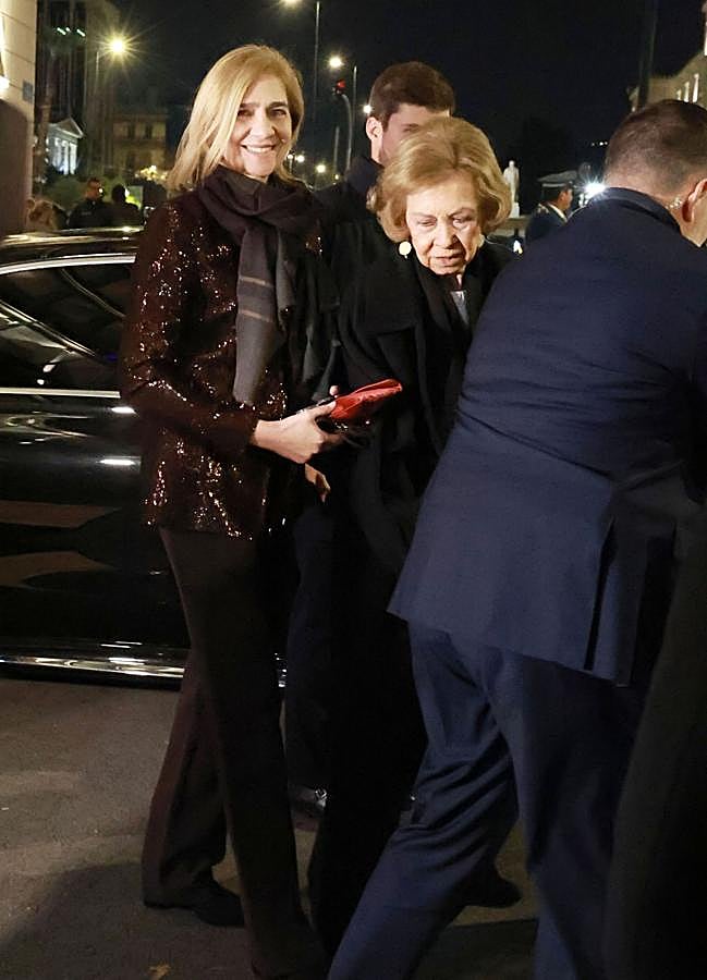 Imagen - El look de la infanta Cristina con una chaqueta de lentejuelas. / GTRES