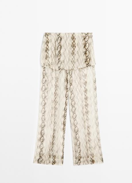 Imagen - Pantalón con estampado animal de Massimo Dutti (69,95 euros)
