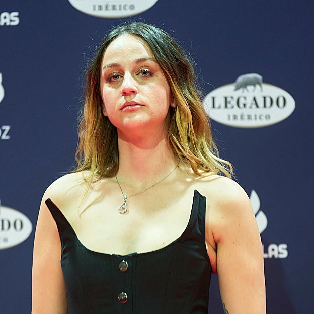 Laura Weissmahr en los Premios Feroz. 