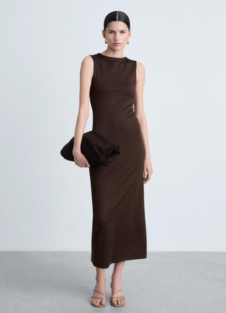 Imagen - Vestido marrón de Mango (25,99 euros)