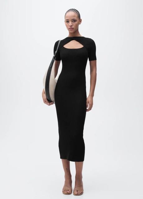 Imagen - Vestido negro de Mango (39,99 euros)