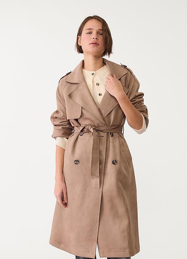 Imagen - Gabardina efecto ante