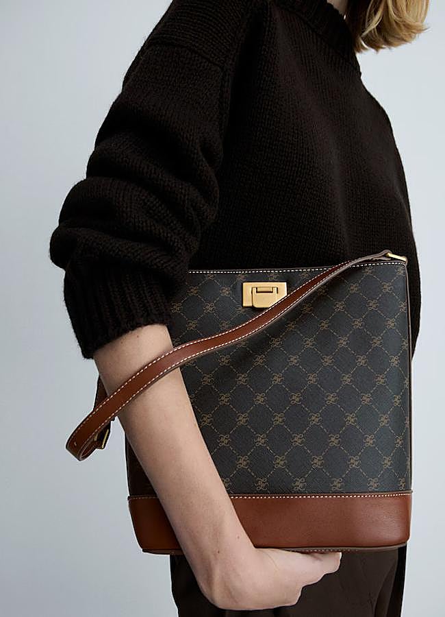 Imagen - Bolso shopper con detalle metálico de Mango.