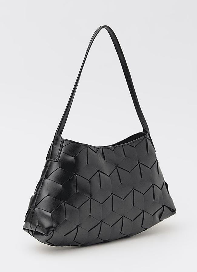 Imagen - Bolso de piel trenzado de Mango.