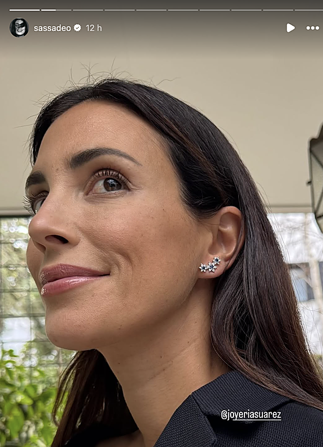 Imagen - Sassa de Osma con toque de gloss en los labios. Foto: @sassadeo.