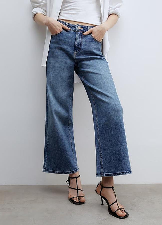 Imagen - Vaqueros culotte con tiro alto