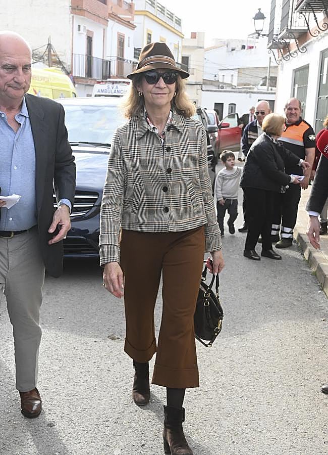 Imagen - La infanta Elena con chaqueta de cuadros. Foto: Gtres.