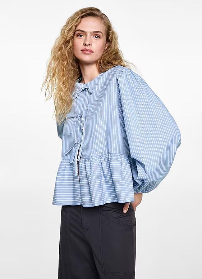 Imagen - Camisa de rayas estilo babydoll