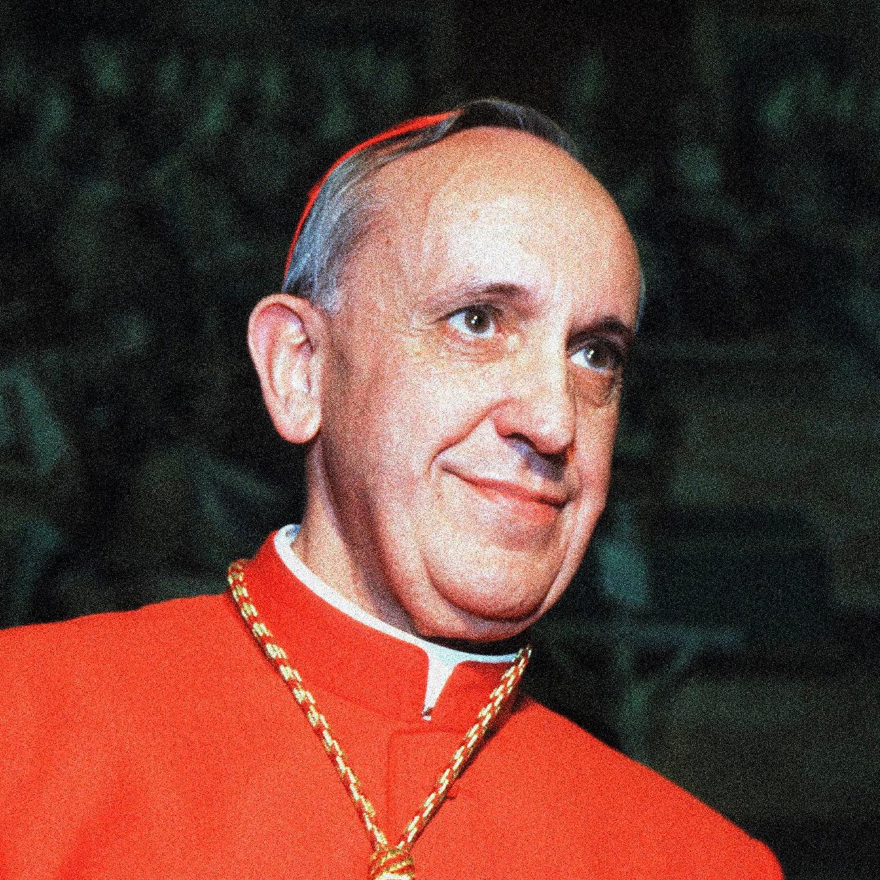 El papa Francisco cuando era un joven cardenal. 