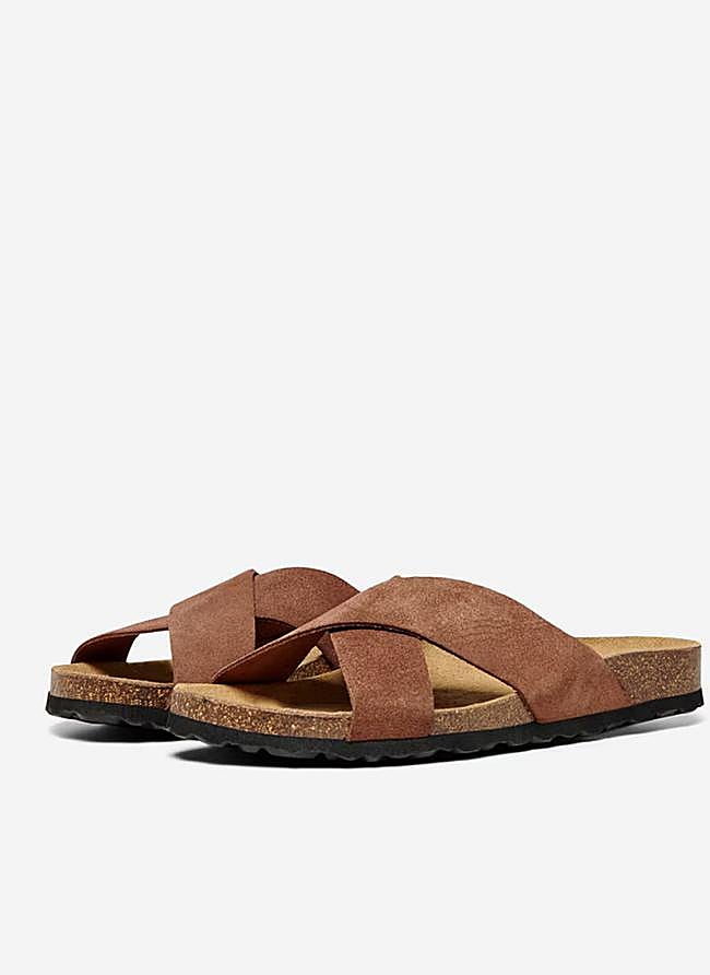 Imagen - Sandalias con tiras de ante de Only (13,99 euros).