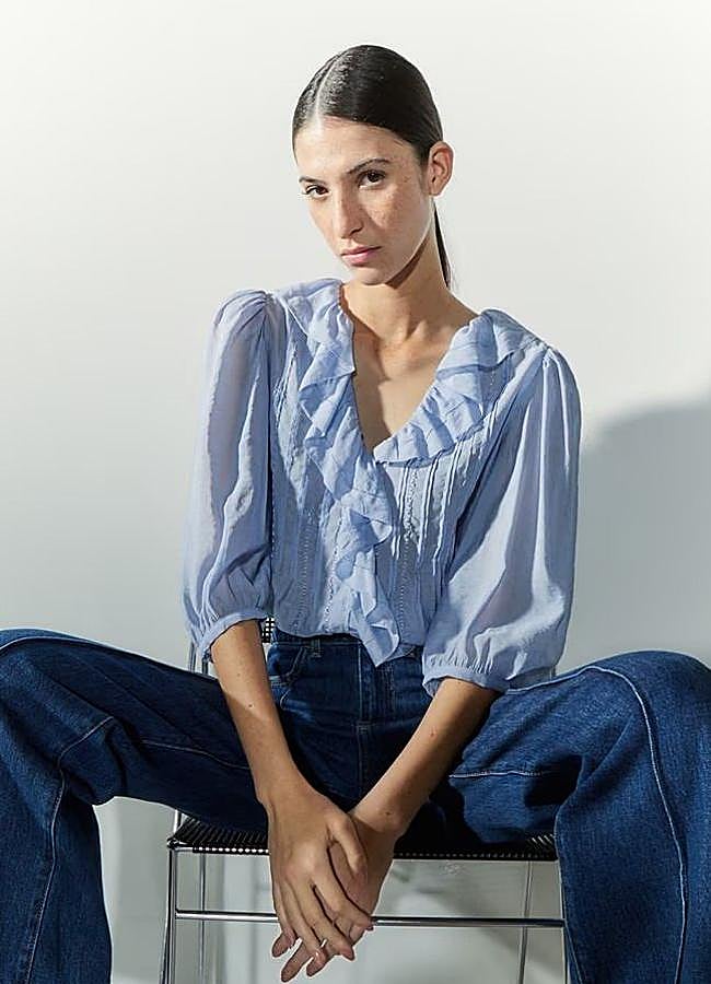 Imagen - Blusa de volantes bordada