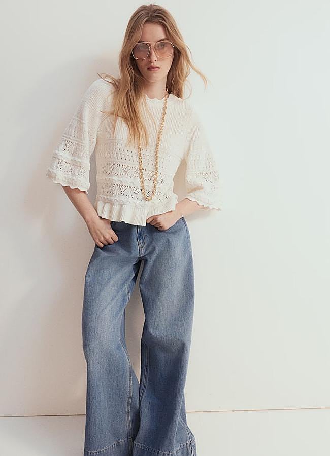 Imagen - Top de punto crochet lugero