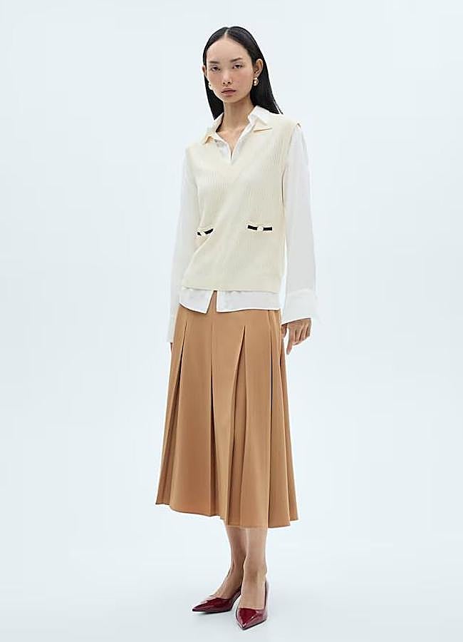 Imagen - Falda midi de tablas