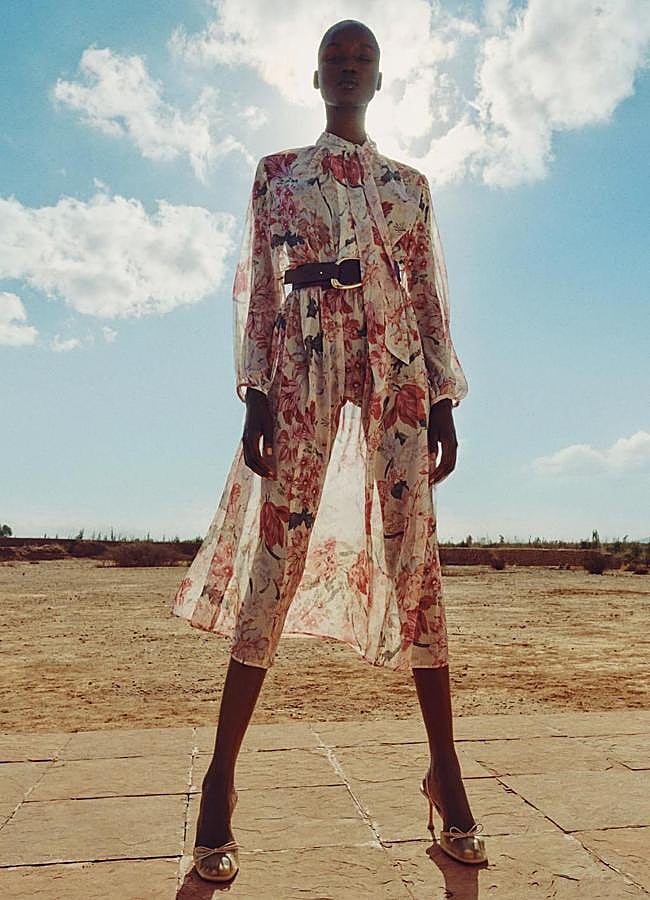 Imagen - Vestido midi con estampado de flores