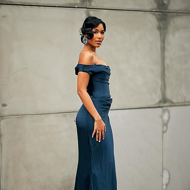 Vestidos de invitada con escote bardot para esta primavera