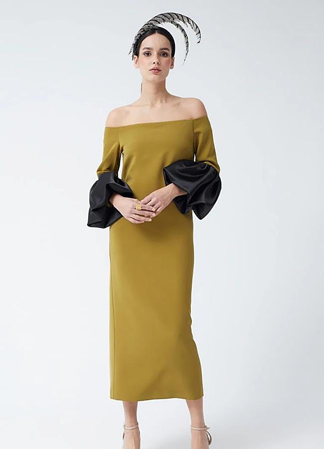 Imagen - Vestido con escote bardot de Coosy.